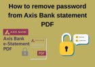 How to Remove Password from Axis Bank Statement PDF Securely