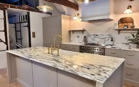 Elegant White-Grey Marble Worktop Designs for Modern Homes