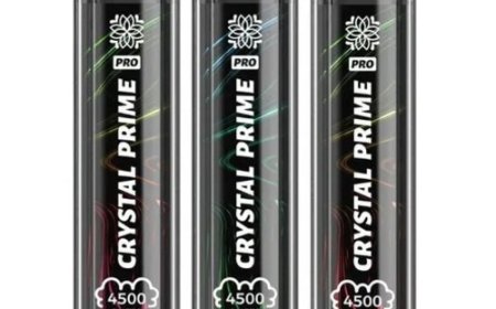 Crystal Prime Pro 4500 Box of 10 – Flavor and Performance Combined