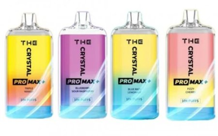 Crystal Pro Max + 10000 Box of 10 – High-Capacity Vaping for Maximum Impact