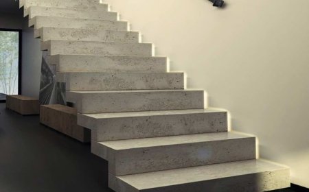 Polished Concrete Stairs London – Sculpted Strength and Modern Elegance