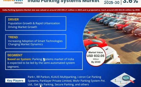India Parking Systems Market Set for Explosive Growth with 3.6% CAGR by 2030