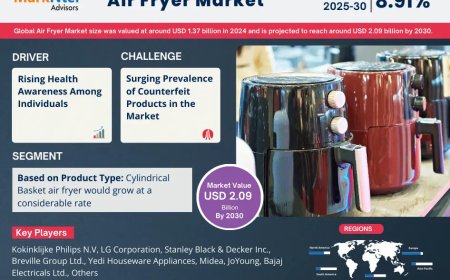 Global Air Fryer Market 2025 – Geographical Analysis, Latest Technology, Investment Opportunities, Future Trends and Outlook 2030