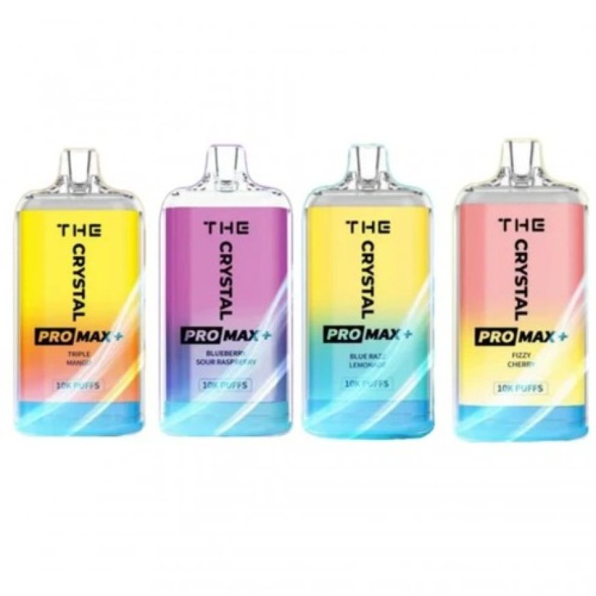 Crystal Pro Max + 10000 Box of 10 – High-Capacity Vaping for Maximum Impact