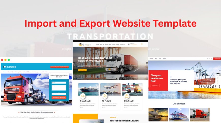 Is an Import and Export Website Template Right for You?