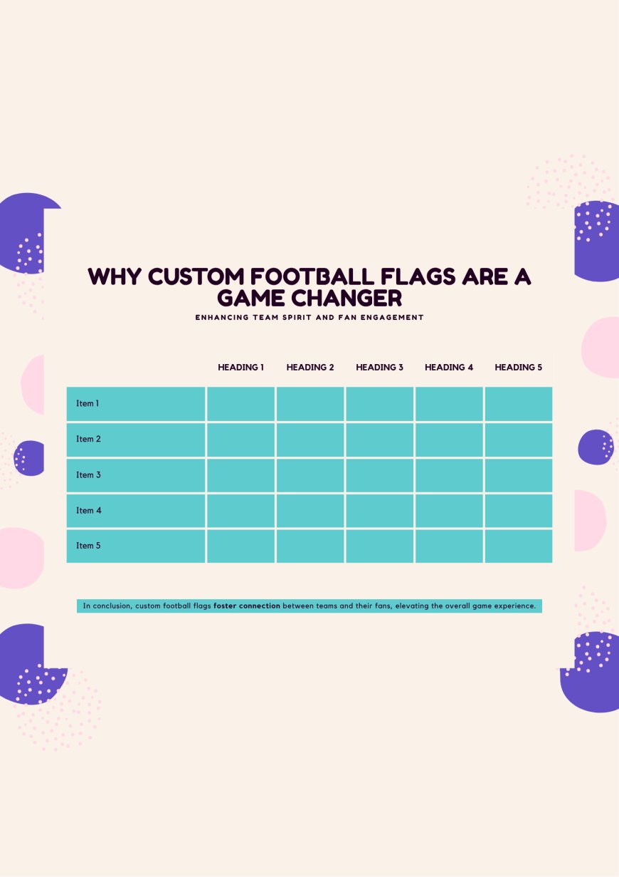 Why Custom Football Flags Are a Game Changer for Teams and Fans