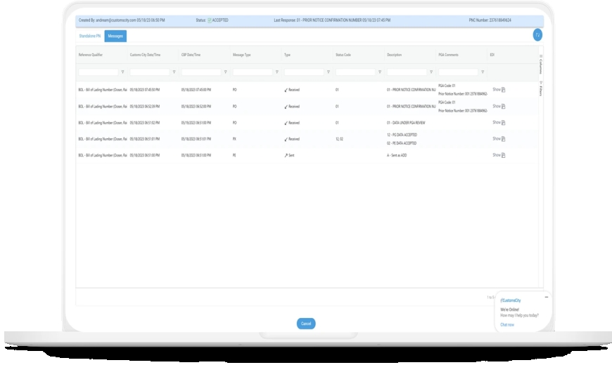 Section 321 Customs, FDA Prior Notice Web Entry Explained for Efficient Import Compliance