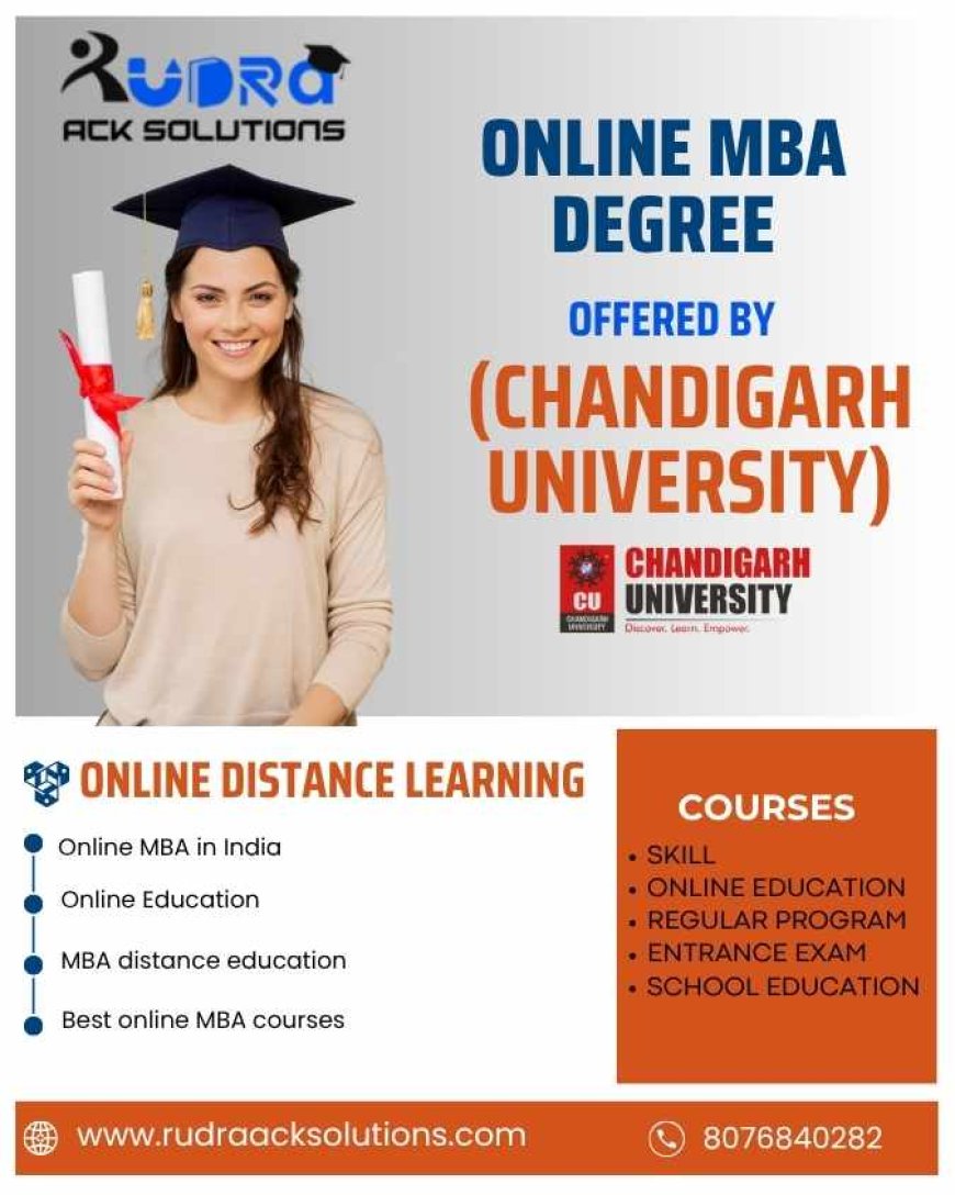 Why are master's degrees in business administration offered online the best option for professionals in the workforce?