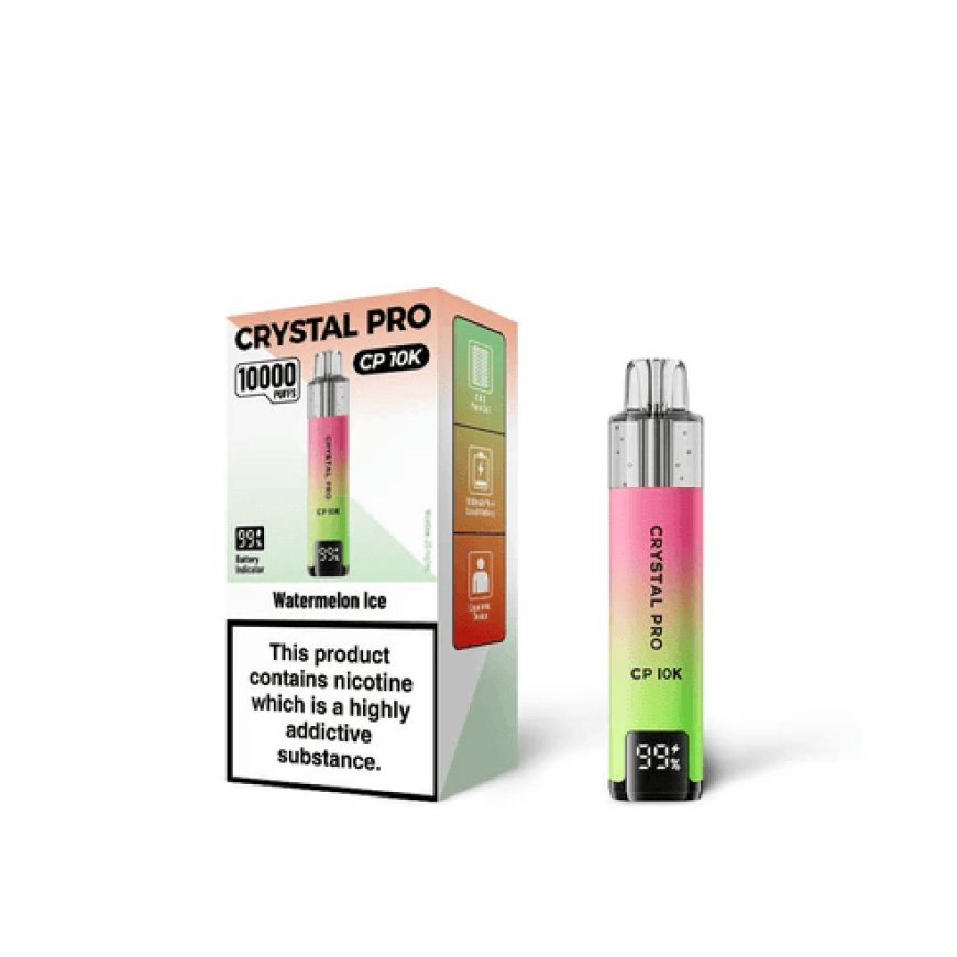 Crystal Pro 10000 Box of 5 – Premium Puff Perfection